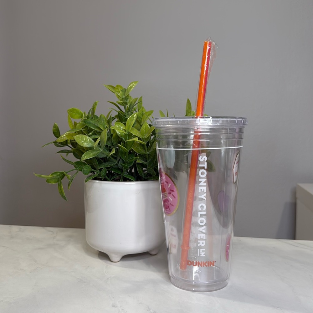 NWT Dunkin x Stoney Clover 24oz. Acrylic Tumbler